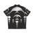 Crop Circles Alien Hawaiian Shirt with Extraterrestrial Space and Geometric Print - Back