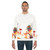 Fuuka anime inspired sweatshirt featuring autumn leaves and music graphics - men