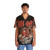 Takoyaki Attack Black Version Hawaiian Shirt with Anime Inspired Kaiju Design - People Front