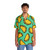 Vibrant taco print hawaiian shirt - People Front