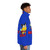 Mighty Puffer Jacket with superhero and cartoon character design - men side right