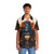 Creepy witch halloween hawaiian shirt with eerie look - People Front