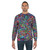 Psychedelic Trippy Colorful Rave Sweatshirt - men