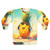 Funny pineapple listening to music sweatshirt