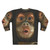 Funny Chimpanzee Face Sweatshirt - Back