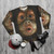 Funny Chimpanzee Face Sweatshirt - flat lay