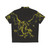 Yellow mystic lightning dragon Hawaiian shirt - Back