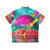 Surreal space-themed digital art Hawaiian shirt - Back