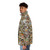 Michelangelo Sistine Chapel Puffer Jacket featuring a stunning artwork design - men side left