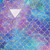 Mermaid scale glitter pattern Hawaiian shirt - Detail