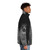 Michael Mell Be More Chill inspired puffer jacket with hoodie and back puffer design - men side right