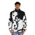 Michael Alig inspired puffer jacket with club kid aesthetic - men front