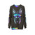Music Lover Cat Neon Sweatshirt - hanging