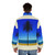 Metronomy The English Riviera Puffer Jacket featuring the iconic album art - men back