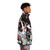 Metroid Puffer Jacket featuring Samus Aran in space-themed design - men side right
