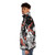 Metroid Puffer Jacket featuring Samus Aran in space-themed design - men side left