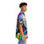 Dreamscape Hawaiian Shirt with Vibrant Psychedelic and Neon Design - People Pight
