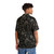 Mycology-inspired black and white Hawaiian shirt with mushroom pattern - People Back