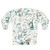 Boho eucalyptus leaves pattern women's sweatshirt