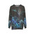 Psychedelic 'Make Contact' sci-fi sweatshirt - hanging