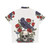 Memento Mori Hawaiian Shirt with Raven, Skull, and Floral Design - Back