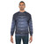 Boeing 747 Jumbo Jet Blueprint Dark Blue Sweatshirt - men