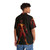Black superhero Hawaiian shirt with bold graphic design - People Back