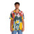 My Own Private Idaho inspired Hawaiian shirt with colorful tropical pattern - People Front