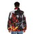 Metal Gear Solid V The Phantom Pain Puffer Jacket featuring iconic character Snake - men back