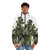 Metal Gear Solid 3 The Boss Puffer Jacket featuring the iconic characters Snake and The Boss - men front