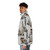 Pitbull-inspired puffer jacket with "Messin' Around" design - men side left