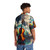 Melodic Reflection Hawaiian Shirt with nature and music-inspired design - People Back