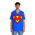 Super Letter M Hawaiian Shirt featuring superhero and comic book inspired design - People Front