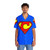 Super Letter C Hawaiian Shirt with DC and Marvel Inspired Superheroes - People Front