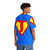 Super Hero Letter J Hawaiian Shirt - People Back