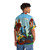 Retro Hawaiian Shirt with Musicians From Bremen Soviet Cartoon Characters - People Back