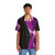 Melbourne Vline Train Hawaiian Shirt with Geometric Triangle Pattern - People Front