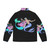 Mermaid-themed puffer jacket with skeleton and witch design, perfect for Halloween - Back