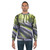 Bluebell floral watercolor design on a cozy women's sweatshirt - men