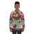 Colorful frog and cranberries autumn sweatshirt - women