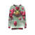 Colorful frog and cranberries autumn sweatshirt - hanging