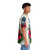 Vibrant dragon and hibiscus design on a Hawaiian shirt - People Pight