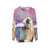 Frisbee Doge Vaporwave Aesthetic Sweatshirt - hanging
