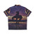 Sunset Hawaiian shirt with vibrant tribal and native american inspired artwork - Back