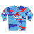 Blue razz camo 4loko sweatshirt - Back
