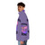 Mermaid-inspired puffer jacket with a cozy, marine-themed design - men side left