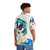 Colorful Hawaiian shirt featuring My Little Pony characters and music motifs - People Back