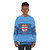 Blue Fiji Flag Masi Tapa Sweatshirt with Tribal and Polynesian Design - women