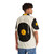 Cosmic music-themed Hawaiian shirt with planets and vinyl record player - People Back
