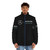 Mercedes AMG Petronas F1 Team Logo Puffer Jacket featuring Charles Leclerc - men front